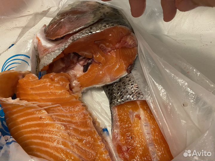 Суповой набор сёмга, форель, обрезь