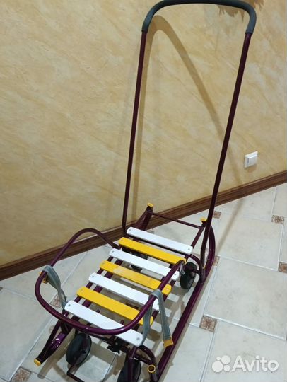 Санки с колёсиками Тимка