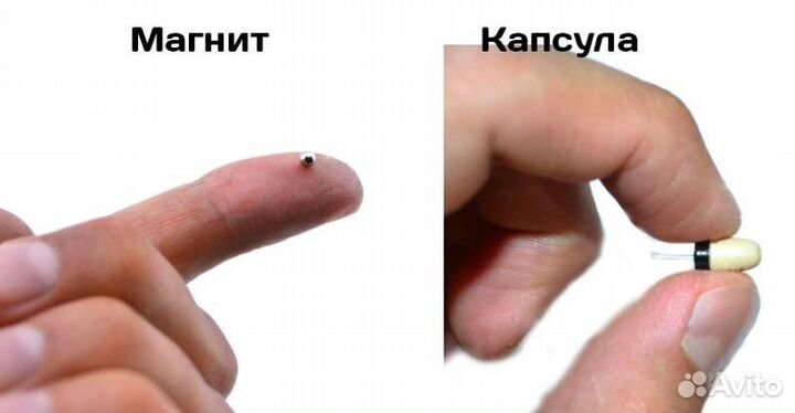 Микронаушник Bluetooth/проводной,капсульный/магнит