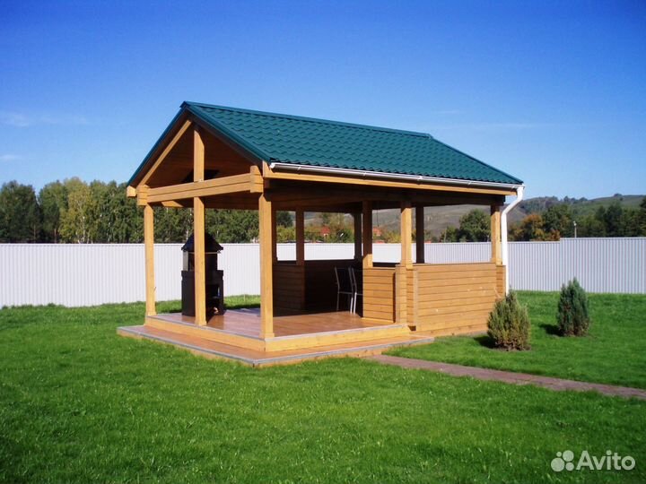 Навесы, беседки, террасы. Гарантия, Выезд