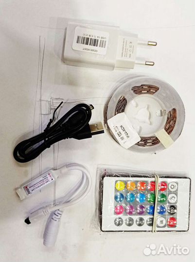 Лента RGB-5м с Пультом и бп с гарантией