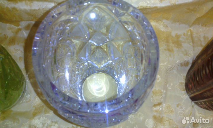 Хрустальные вазы Богемия