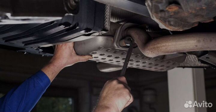 Ремонт глушителя Volvo XC90 2002-2006