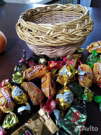 Корзина плетёная ручной работы