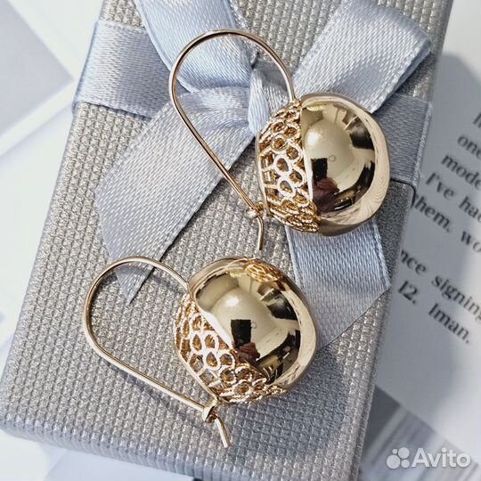 Серьги шары СССР