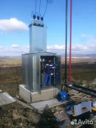 Монтаж лэп, тп 6-10кВ, установка опор вл