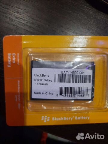 Аккумулятор для телефона blackberry