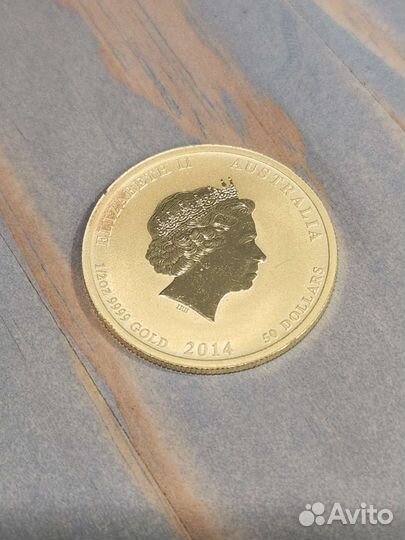 Золотая монета 999