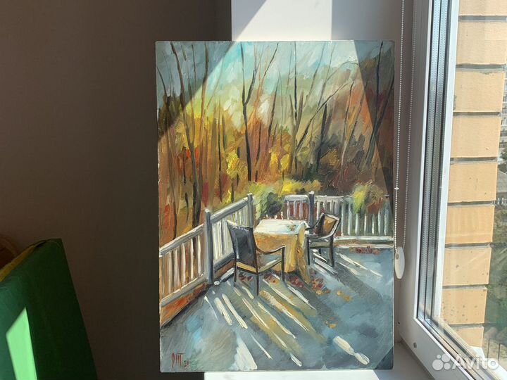 Картина маслом на холсте. Картина. Интерьер