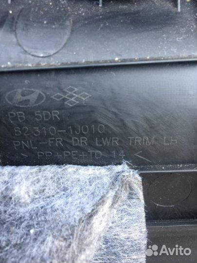 Обшивка двери передняя левая Hyundai I20 2008-2012