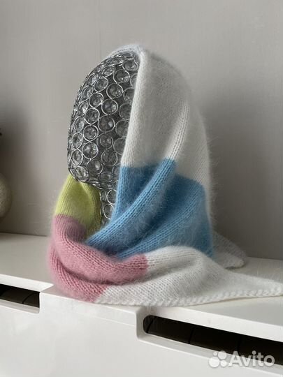 Бактус, косынка из пуха норки