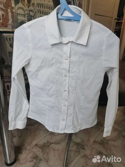 Рубашки- блузки пакетом 128-134