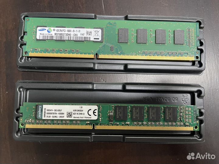 Оперативная память 8GB (4х2) DDR3