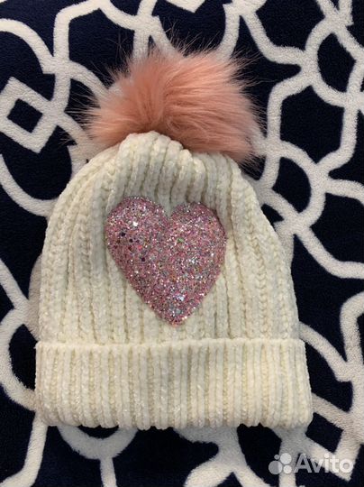 Шапка зимняя для девочки 50-52