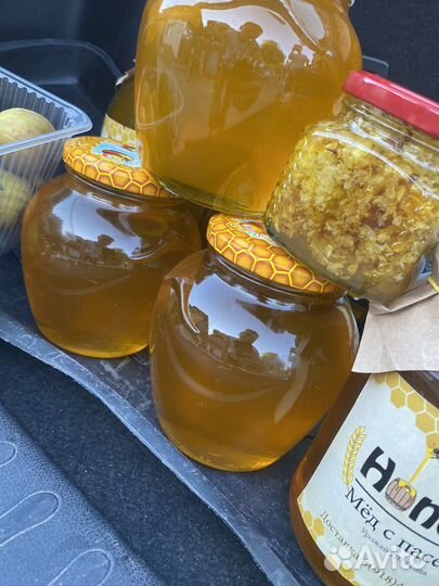 Мед из разнотравья с частной пасеки
