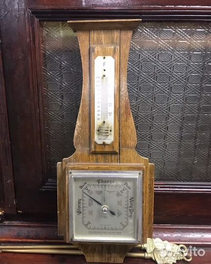 Английский антикварный барометр