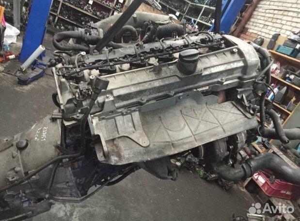 Двигатель Mercedes E W210 2003 648.961 3.2 дизель