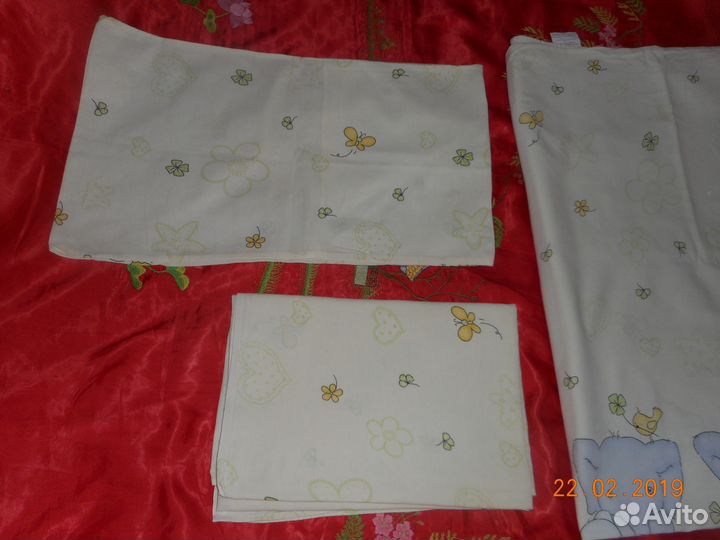 Комплект постельного белья в детскую кроватку