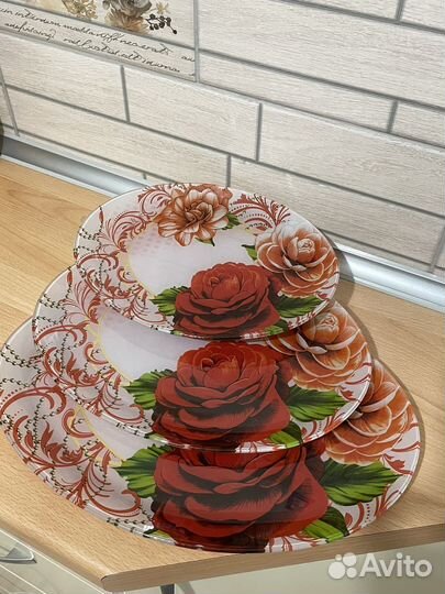 Набор стеклянных салатников