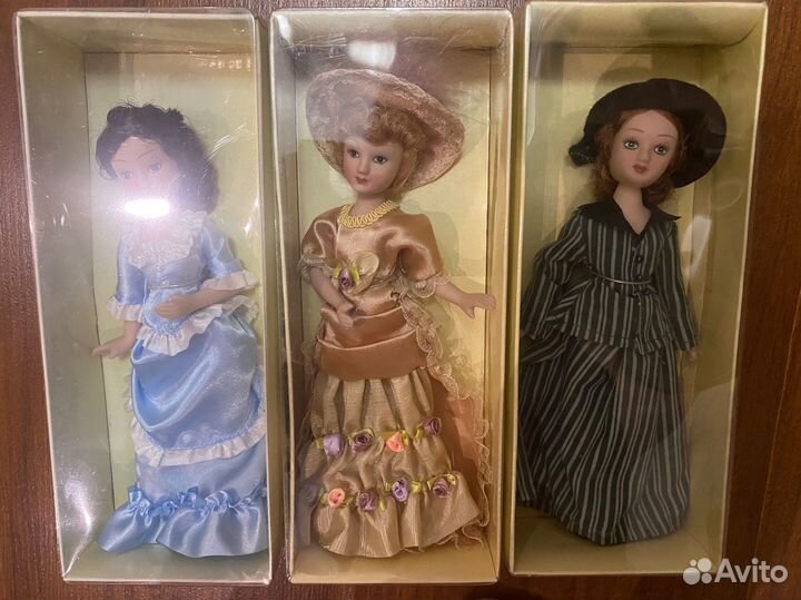 Куклы фарфоровые дамы эпохи