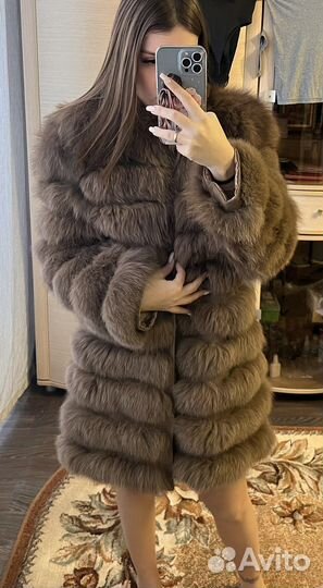 Шуба из песца