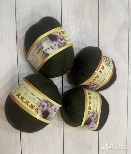 Пряжа из пуха норки