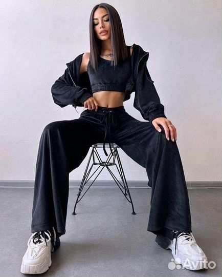 Велюровый костюм женский 42 44 размер