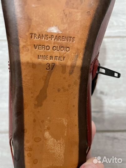 Ботильоны Trans-parents натуральная кожа