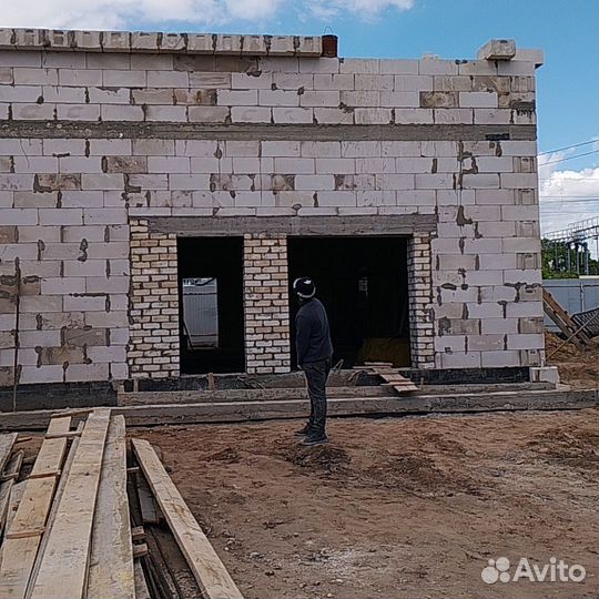 Строительные работы домов и коттедж фундамент