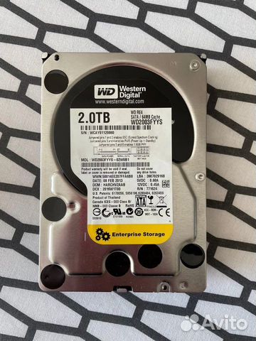 Жесткий диск western digital RE 2TB