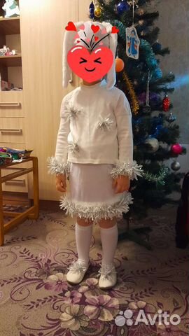 Новогодний костюм зайчика