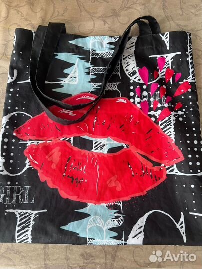 Сумка Шопер С губами