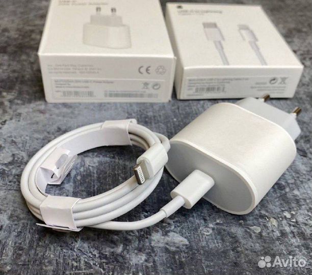 Блок Apple 20w + Кабель