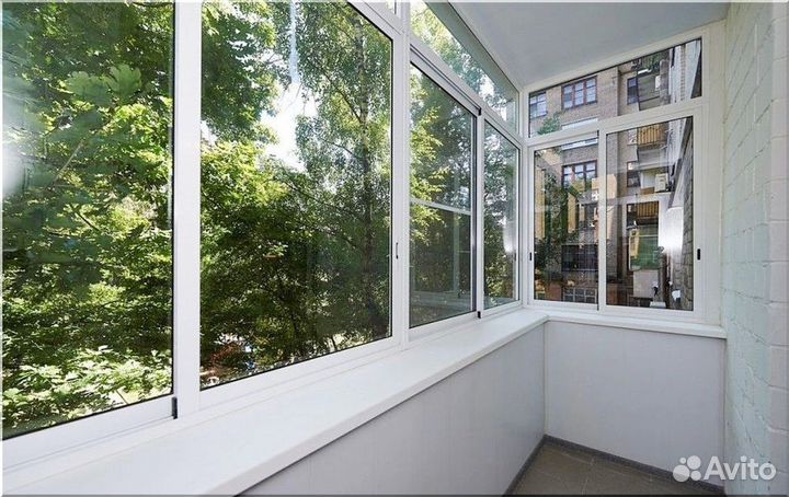 Раздвижные алюминиевые окна