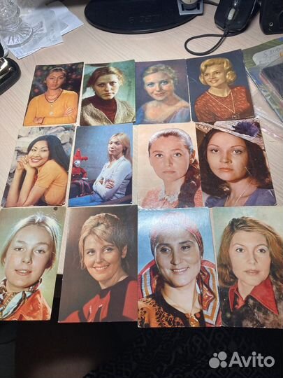 Открытки актеров. СССР цветные