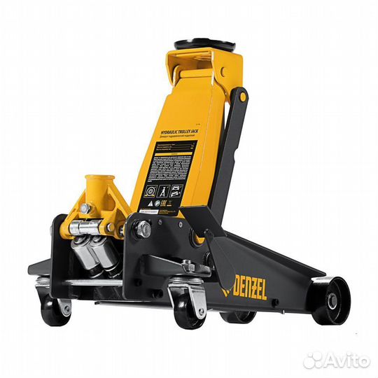 Домкрат подкатной 3 т, 135-480 мм Denzel 51138