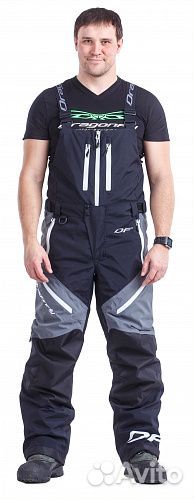 Штаны мужские DragonFly Sport 2018 Черно-серый XX