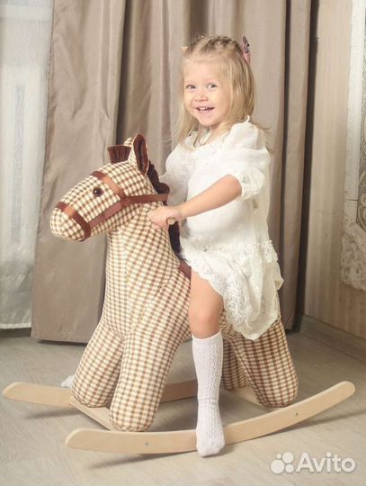 Игрушка качалка Новая лошадка слонёнок каталка