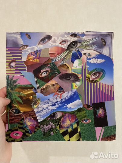 Картина коллаж глаза