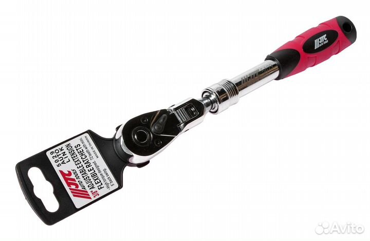 JTC JTC-5029 Ключ трещотка 38 72 зуба 240-340мм ша