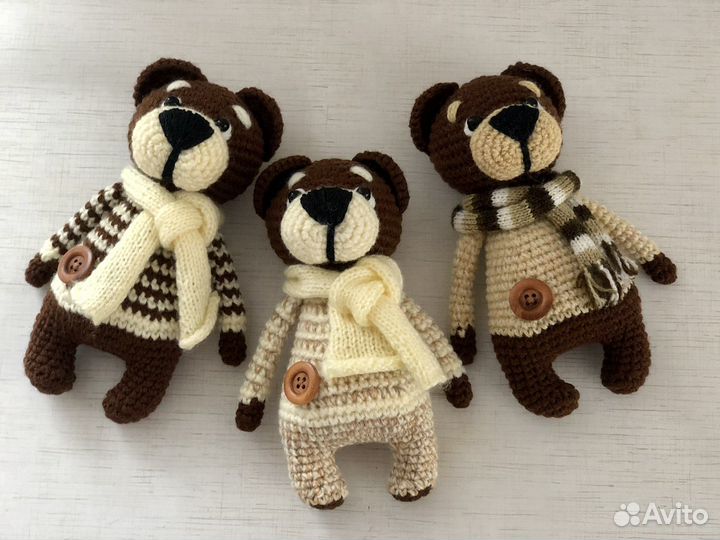 Вязаный медведь