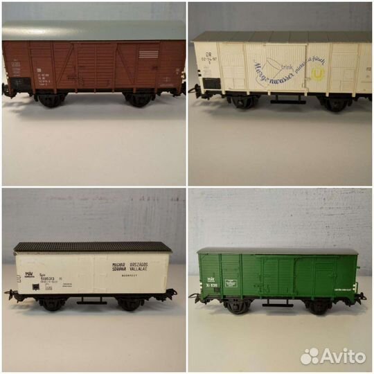 Крытые вагоны Piko для железной дороги 16мм