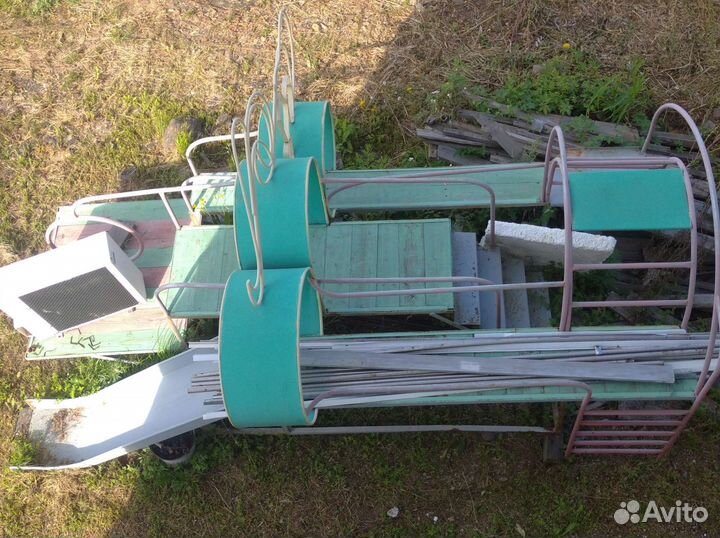 Детская горка бу железная