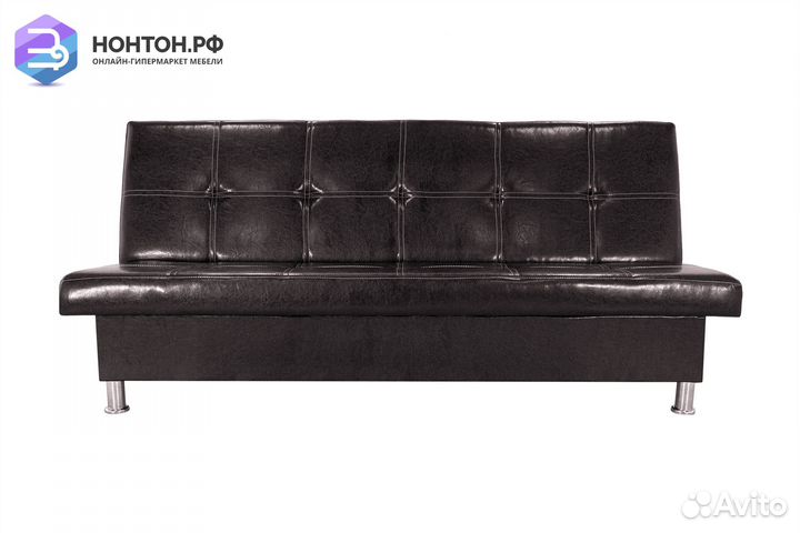 Диван клик-кляк Бомонд темно-коричневый