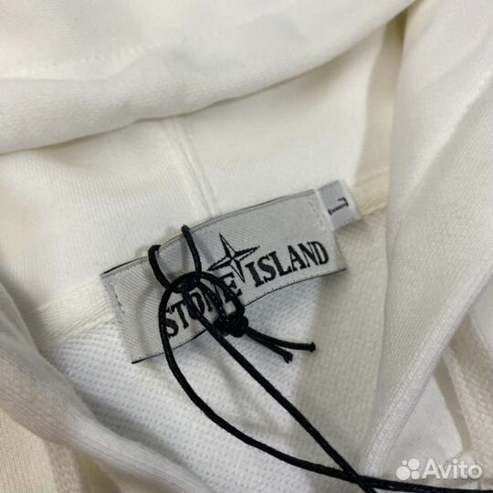 Зипхуди stone island белая