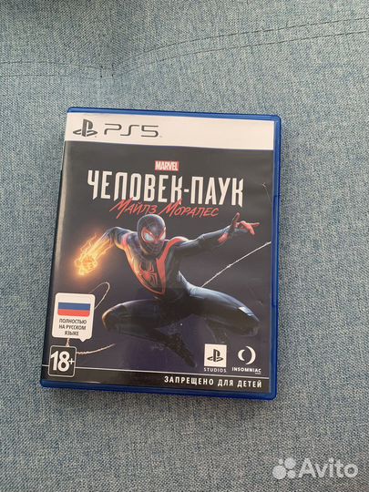 Человек паук майлз моралес ps5/обмен