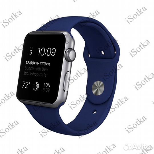 Бампер с ремешком Watch Series 44mm Силиконовый (т