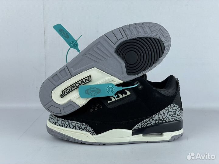 Кроссовки Nike Air Jordan 3 retro Off Noir Black