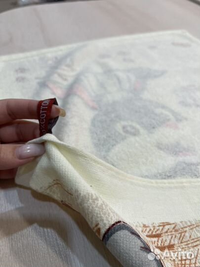 Новое кухонное полотенце из хлопка