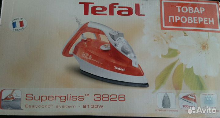 Утюг Tefal(на запчасти)